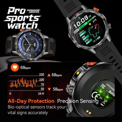 AirMars ASW33 Smart Watch - Image 3