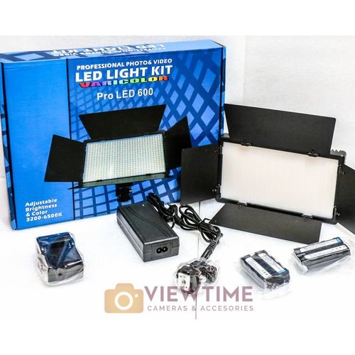 LED 600 Pro Video Light Kit
