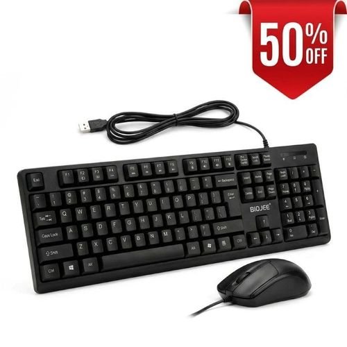 USB Wired Keyboard & Mouse Combo - Image 2