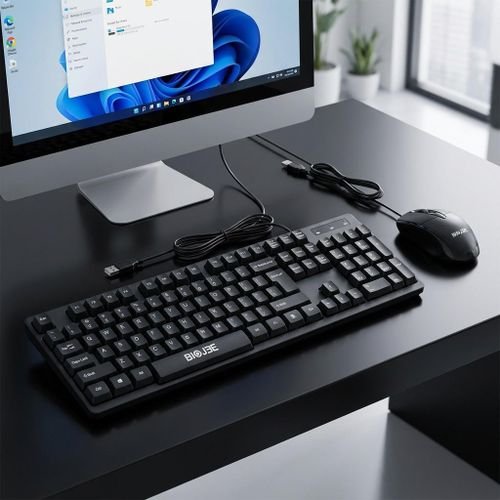 USB Wired Keyboard & Mouse Combo - Image 3